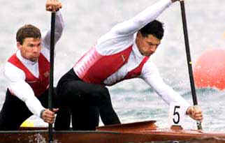 Daniel Jędraszko i Paweł Baraszkiewicz zdobyli srebrne medale w kanadyjkach dwójkach na 500 m